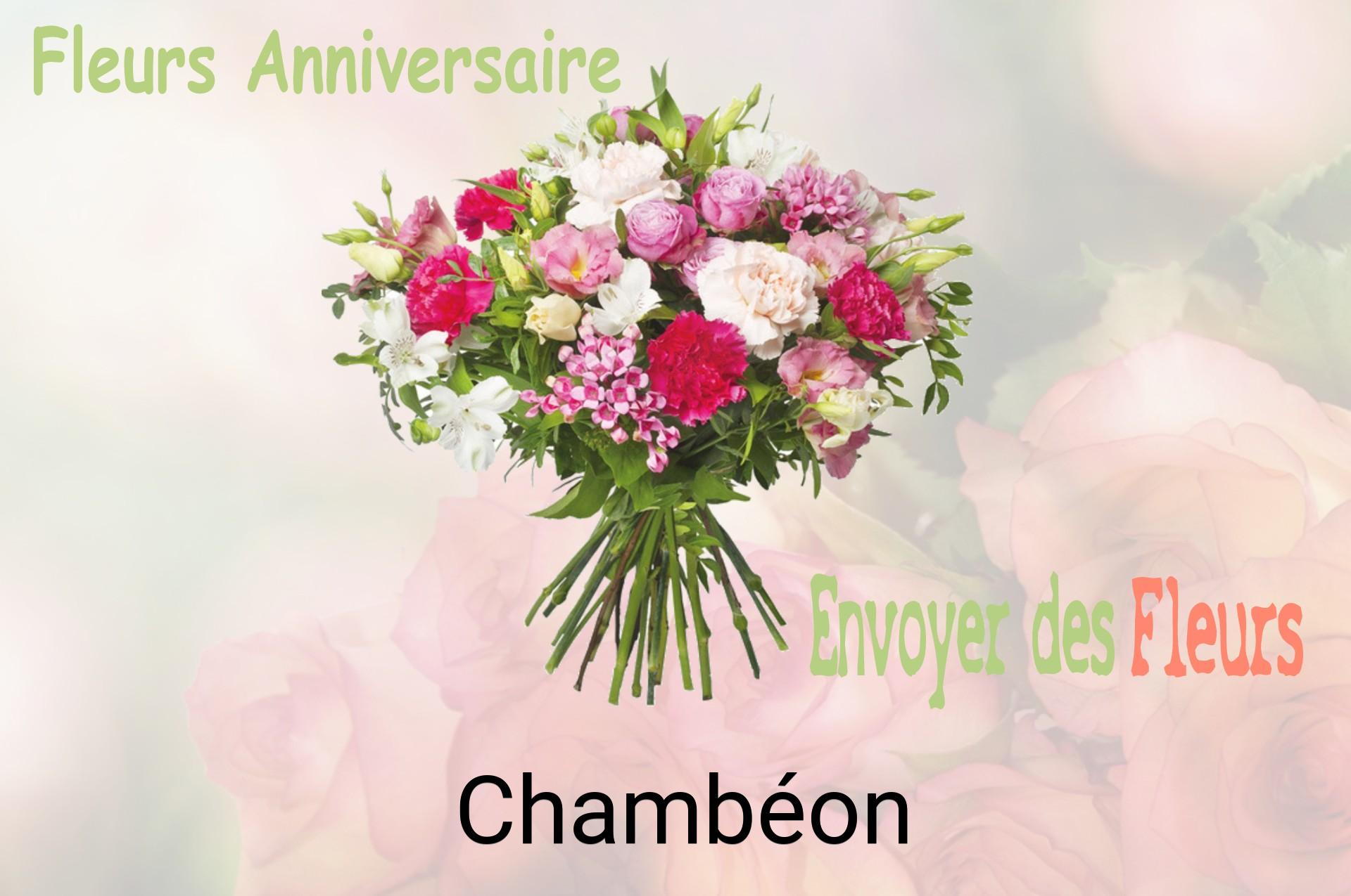 Bouquet de fleurs d’anniversaire livré à Chambéon